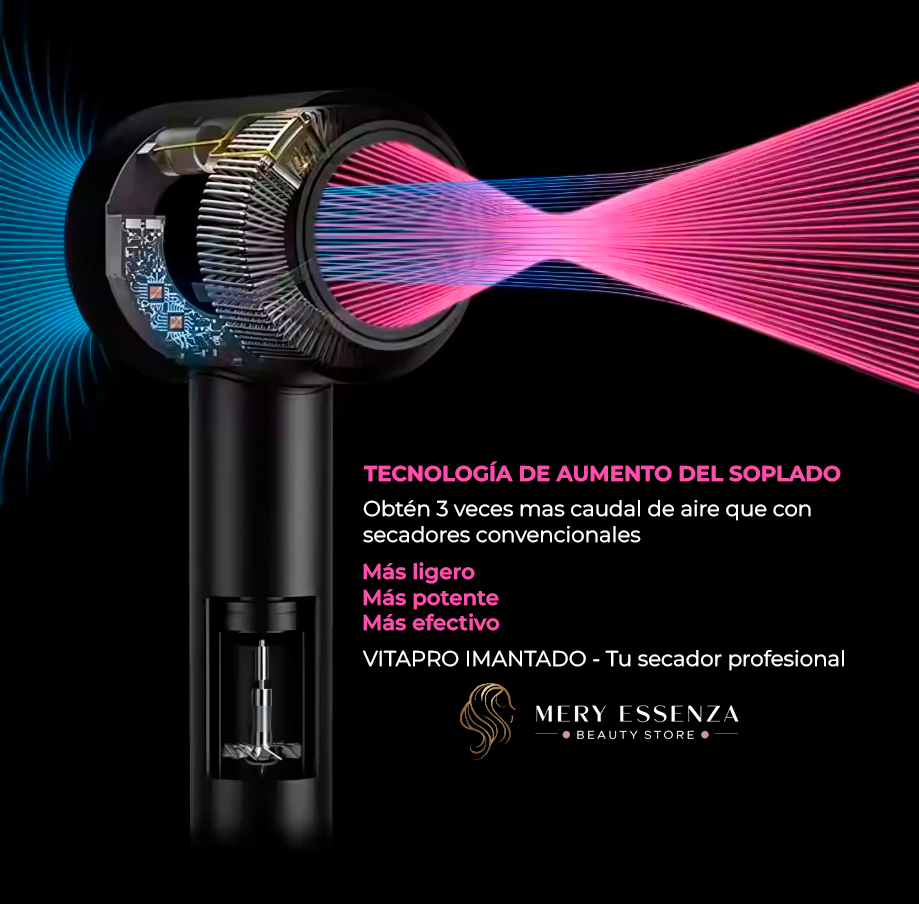 Secador VitaPro Imantado Mery Essenza